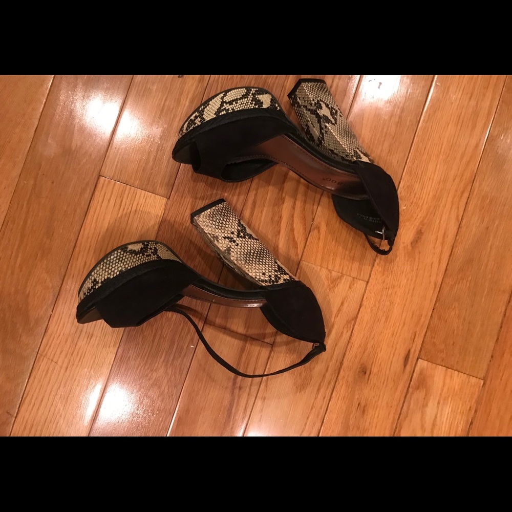 Python sued heels - Picture 2 of 5